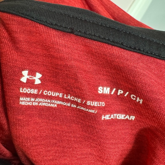 Under Armour Men’s HeatGear Long Sleeve Hooded Tee Red Size Small - Picture 13 of 14